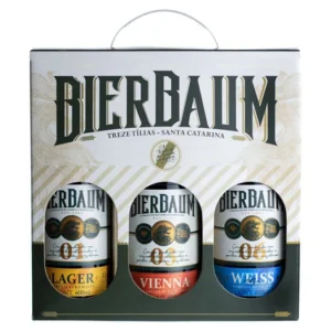 KIT DEGUSTADOR DE CERVEJAS BIERBAUM - LAGER, VIENNA E WEISS