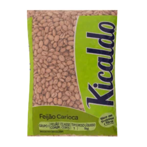 Feijão Carioca Tipo 1 KICALDO Pacote 1Kg